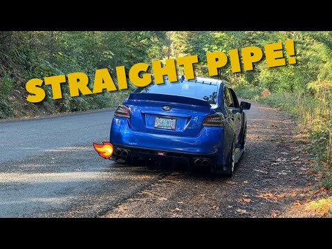 Making the WRX even louder!! J-Pipe install!