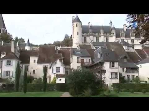 PAYSAGES : Loches, paysage horizontal, découpé, en hauteur.