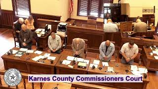 08-14-2026 Karnes County Commissioners Court Budge Workshop