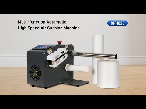 Easy, Fast and Precise: New Touch-Screen Air Cushion Machine #packaging #E-commerce
