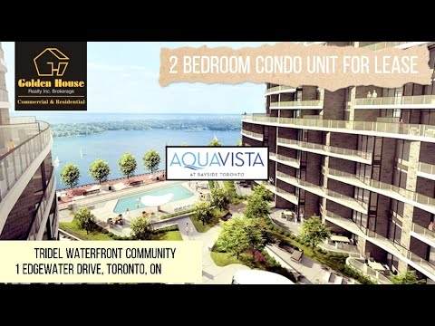 【For Lease】2 Bedrooms Condo Unit at Aquavista by Tridel - Ontario Lake View