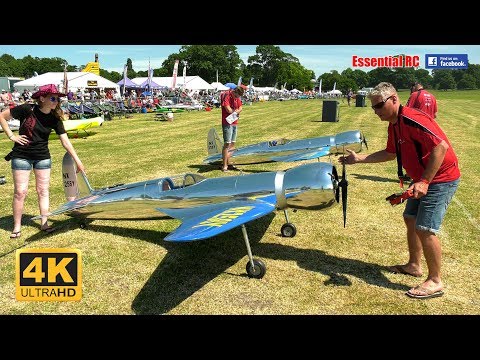 GIANT SCALE Hughes H-1 RACERS RC aircraft [*UltraHD and 4K*]