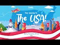 Book Journey to USA