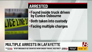 Multiple arrest made in Lafayette