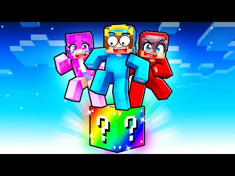 Minecraft But We’re On ONE SUPER LUCKY BLOCK!