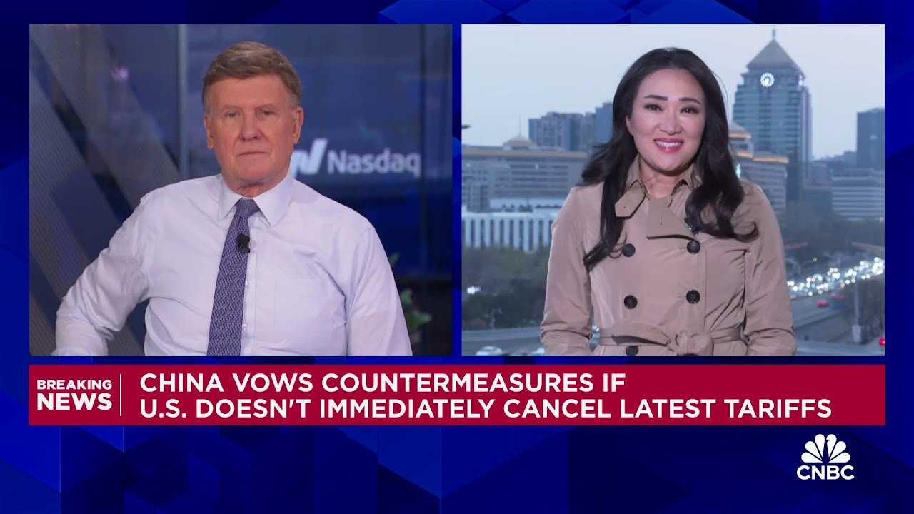 China vows countermeasures if U.S. doesn't immediately cancel latest tariffs