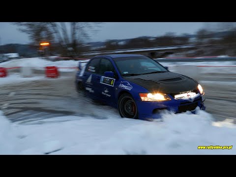 WIDEŁ Dawid /RUCHAŁA Jakub- Mitsubishi Lancer EVO 9- Super Sprint "BARBÓRKA BIECKA" Biecz 11-12-2022