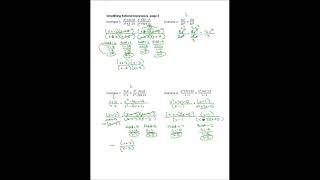 73 Multiplying and Dividing Rational Expressions