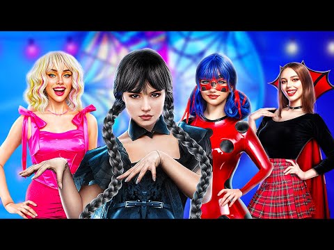 Giant Game of Clue with Wednesday Addams?