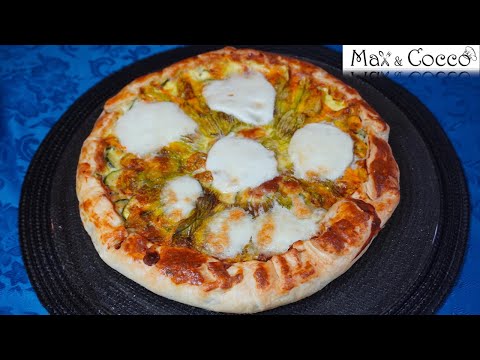 TORTA SALATA di SFOGLIA ai FIORI di ZUCCA - Spettacolare