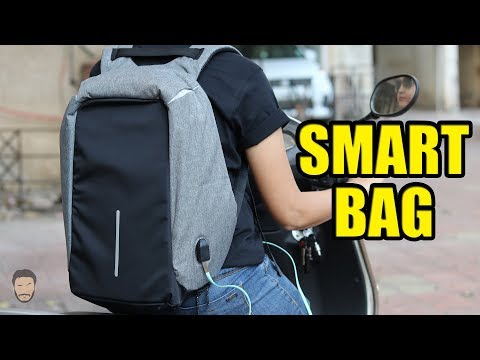 University Trendz Anti Theft USB Connector Laptop Smart Bag