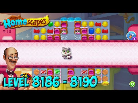 Homescapes level 8186 - 8190 🏡 Playrix HD