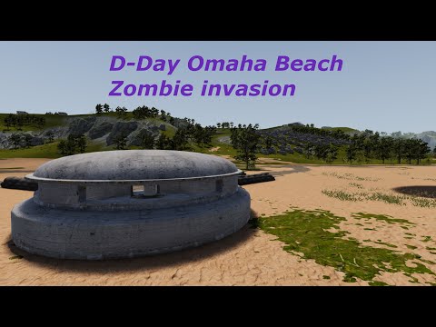 OMAHA BEACH Defences invaded by 3 MILLION Zombies   Ultimate Epic Battle Simulator 2
