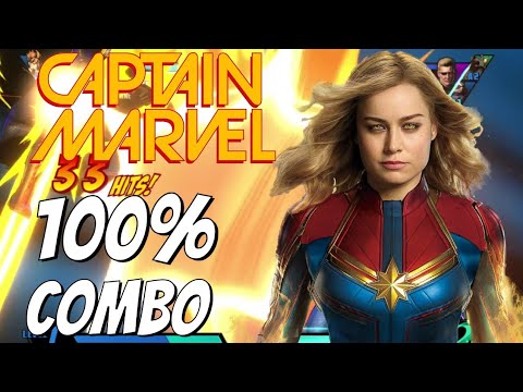 Captain Marvel 100% Combo (ultimate marvel vs capcom 3)
