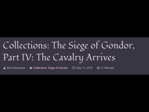 ACOUP - The Siege of Gondor, Part IV: The Cavalry Arrives