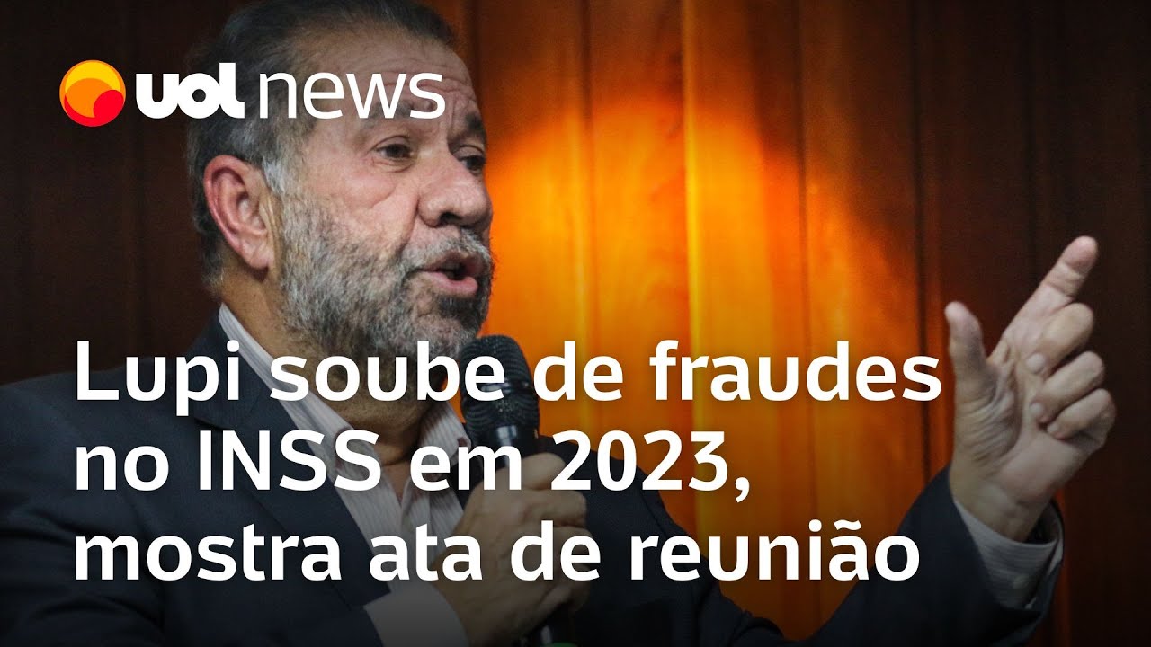 INSS: Lupi foi alertado de denúncias de fraude sobre descontos em 2023, mostra ata de reunião