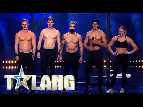 Beastbarzz spänner musklerna i Talang 2018  - Talang (TV4)