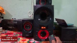 Philips mms 6060f thunder 2.1 home speaker Full sound test