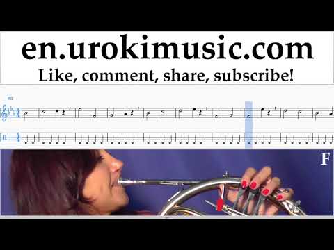 How to Play French Horn P!nk - What About Us Tabs Part#1 exercises, scales um-i352