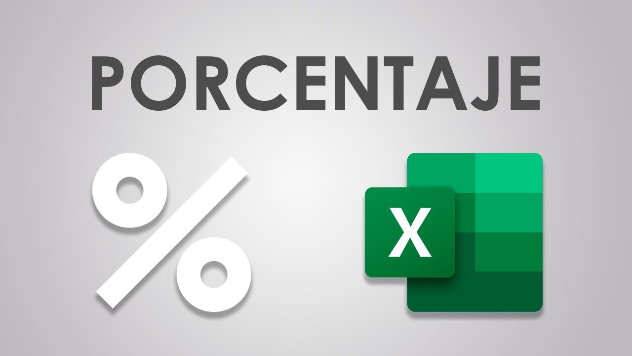 Cómo sacar PORCENTAJE en una tabla de Excel