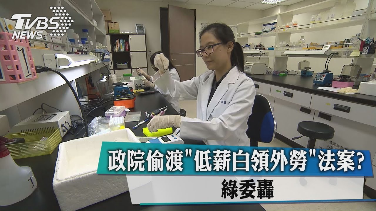政院偷渡「低薪白領外勞」法案？　綠委轟