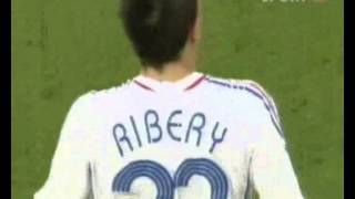 Franck Ribéry trifft bei der WM 2006 gegen Spanien