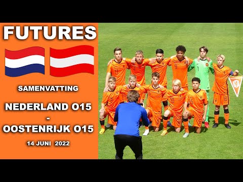 FUTURES | Samenvatting Nederland O15 - Oostenrijk O15 dinsdag 14 juni 2022