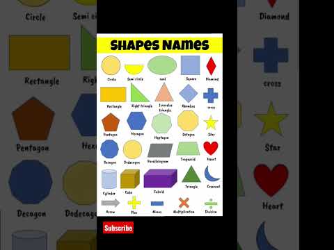 Different shape names #shorts