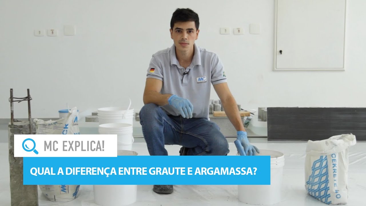 MC Explica - Qual a diferença entre Graute e Argamassa?