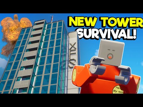 Surviving EXPLOSIONS in Lego Towers in Brick Rigs Gameplay!