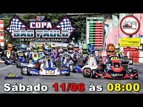 COPA SÃO PAULO DE KART KGV | 5ª Etapa 2022 | Ao Vivo