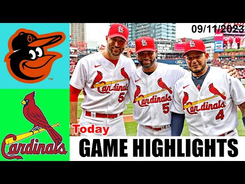St.Louis Cardinals vs Baltimore Orioles GAME HIGHLIGHTS  [TODAY] September 11, 2023
