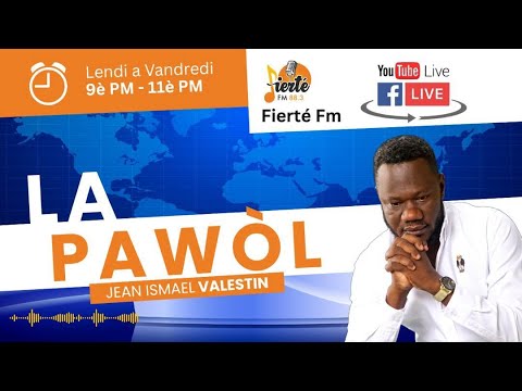 Emission La Pawòl - 8 septembre 2025 | Jean Ismael Valestin | Fierté FM