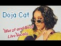 Doja Cat || Best and Worst Live Vocals Part 1 || Candy Concert