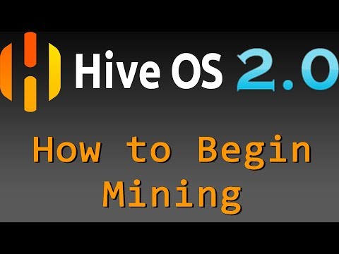HIVE 2.0 - How to add a Wallet and Flight sheet and then Begin Mining