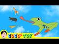 Hungry Tree Frog Story 2 Animals Cartoon For KidsㅣCoCosToy
