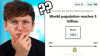 What Year Did This Happen?