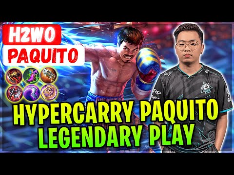 HyperCarry Paquito Legendary Play [ H2wo Paquito ] Mobile Legends Gameplay And Build.