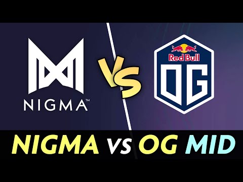 NIGMA vs OG mid battle — Topson vs w33 SIGNATURE pick