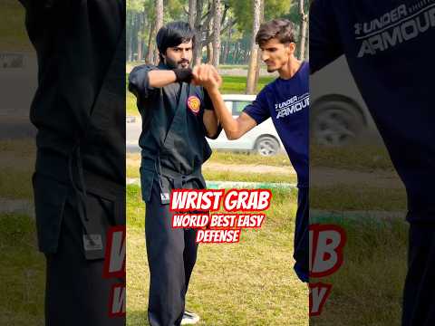 WRIST Grab Self DEFENSE #survival #selfdefense #kravmaga #uk #taekwando #usa #fighting #ninja