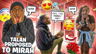 TALAN PROPOSED TO MIRAH😱