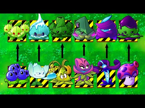 Every Plants vs Every  Mints Power-Up! vs Final Boss in Plants vs Zombies 2 (PVZ2 Version 8.8.1)