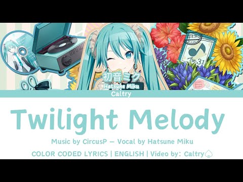 Twilight Melody | Lyrics Video | 2nd Anniversary Project Sekai EN | CircusP feat.Hatsune Miku