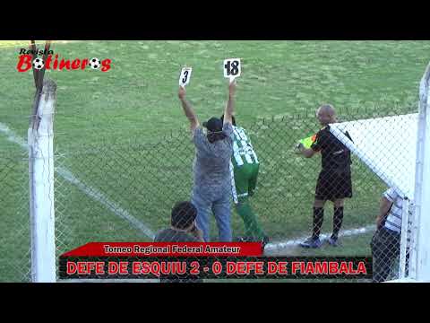 FEDERAL AMATEUR, Defensores de Esquiú 2 vs 0 Defensores de Fiambalá