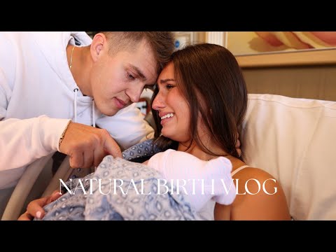 OUR NATURAL BIRTH VLOG! *raw and real* The Official Stewart Family Labor and Delivery Baby #3