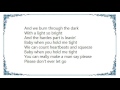 John Hiatt - When You Hold Me Tight Lyrics