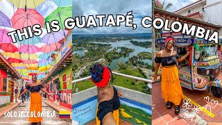 A day in colorful guatapé, colombia 🇨🇴  | day trip from medellín, solo travel diaries, new friends