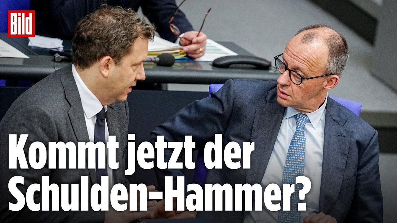 🔴 SCHULDEN-HAMMER: 197 Milliarden Euro neue Schulden! Klingbeil gibt Statement!