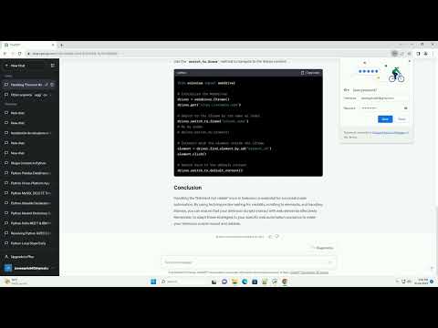 Selenium Python Message Element Not Visible