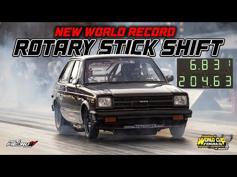 New World Record Rotary Stick Shift La Toxica 6.83 @204mph World Cup Finals 2024 Import vs Domestic